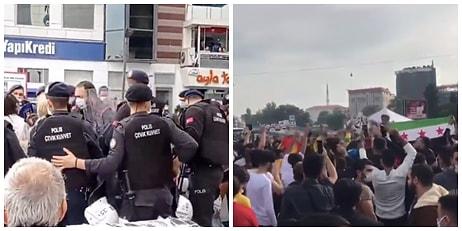 İzmir'de 'Yaşamak İstiyoruz' Diyen Vatandaşları Gözaltına Alan Polis İstanbul'da Cihatçıları Seyretti