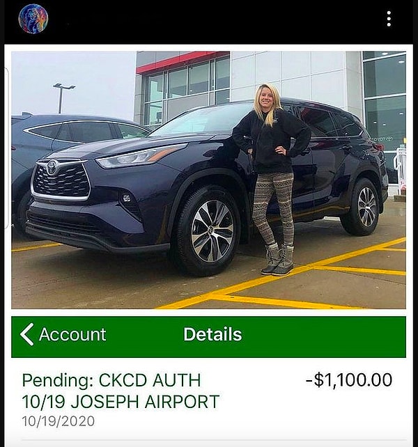 9. Женщина, которая запустила кампанию помощи из-за минусового баланса на банковском счете, в итоге заработала больше денег и купила себе машину