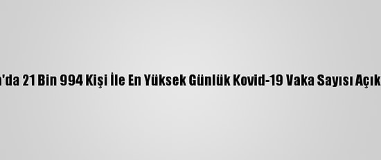 İtalya'da 21 Bin 994 Kişi İle En Yüksek Günlük Kovid-19 Vaka Sayısı Açıklandı