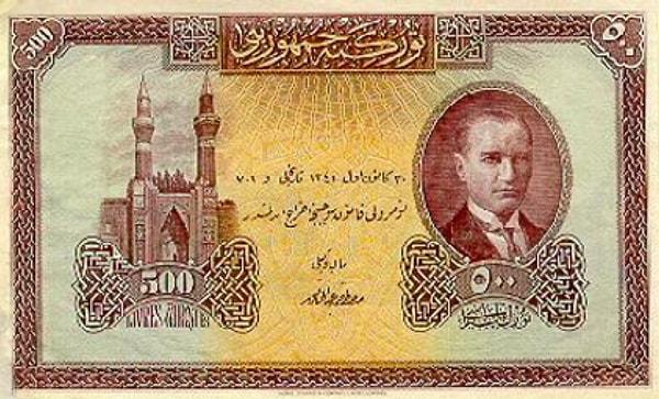 14. Cumhuriyet tarihinin ilk kağıt parası hangi yıl basıldı?