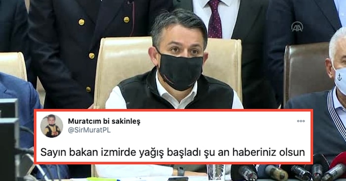 İzmir'de Önümüzdeki Günlerde Yağış Olmadığını Müjdeleyen Tarım Bakanı Bekir Pakdemirli'nin Açıklamaları Tepkilerin Odağında