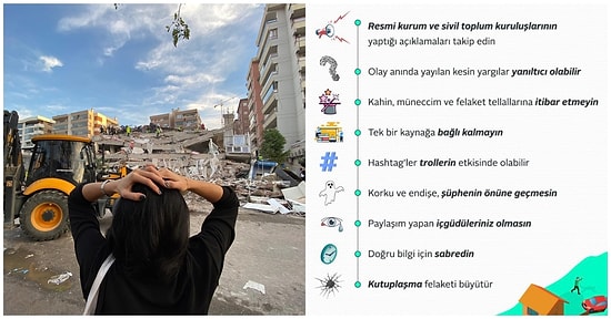 Doğal Afetler Sonrasında Sosyal Medyada Dolaşıma Giren Yanlış Bilgilerden Korunmak İçin Bazı İpuçları