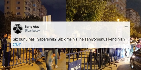 İzmir Depremi Sonrası Binali Yıldırım'ın Gelmesiyle Vatandaşların Çatlak Binaların Önünde Bekletilmesi Tepkilere Neden Oldu