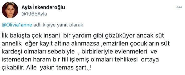 Gönüllü bir şekilde, tanımadan, geleceğinin ne olduğunu bilmeden bir bebeği emzirmenin sonucunda ortalığın karışabileceğini düşünenler var mesela...