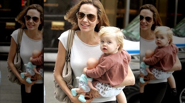 Шайло напоминает Джоли в детстве