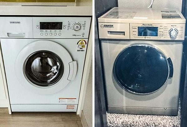 5. Çamaşır makineleri sadece çamaşır yıkamakla kalmıyor, aynı zamanda kurutma da yapıyor: