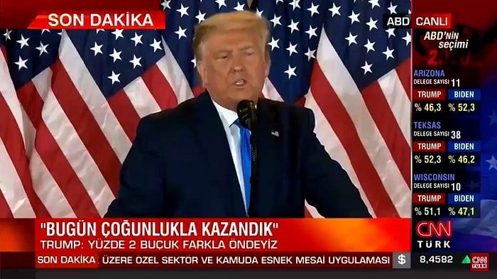 Trump'ın Konuşmasını Çeviren CNN Türk Tercümanının Konuşmayı Yaşayarak Çevirdiği Muhteşem Anlar