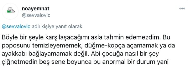 Tabii ki kazandırılamayacak bir beceri değil, ancak ailelerin şapkalarını önlerine koyup düşünmeleri gereken çok ciddi bir konu var.