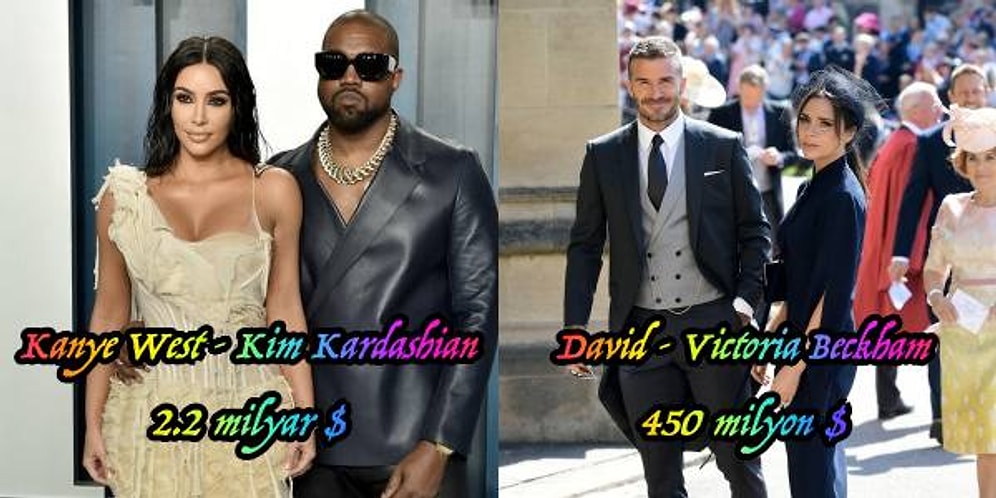 Biraz Çenemizi Yoralım! Her Geçen Gün Servetlerine Servet Katan Dünyanın En Zengin 19 Ünlü Çifti