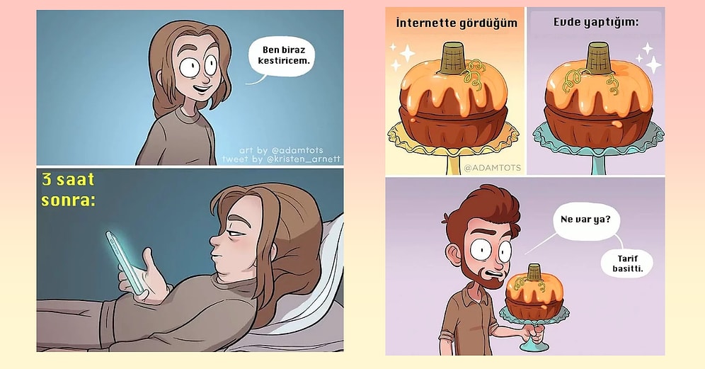 Sosyal Medyada 3.7 Milyondan Fazla Takipçisi Olan Karikatür Sanatçısından 21 Mizah Dolu Kare