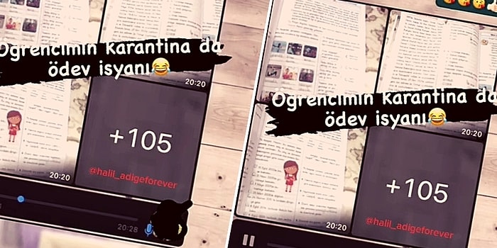 Hazırladığı Ödevin Fotoğraflarını Çekip Öğretmenine Gönderen Öğrencinin Güldüren İsyanı