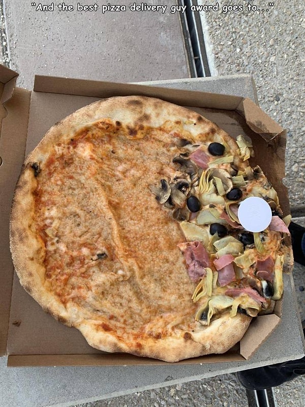 6. "И лучшим доставщиком пиццы становится..."