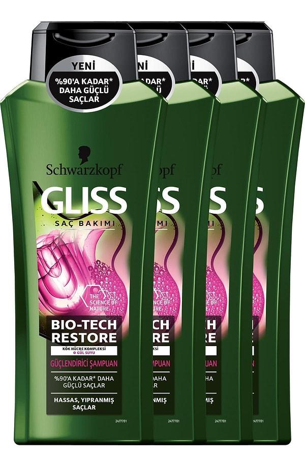 9. Şampuan stoklamak da son derece mantıklı bir hareket. Gliss Bio-Tech güçlendirici şampuanın 4'lü seti şu anda indirimde 82 TL yerine 34 TL!