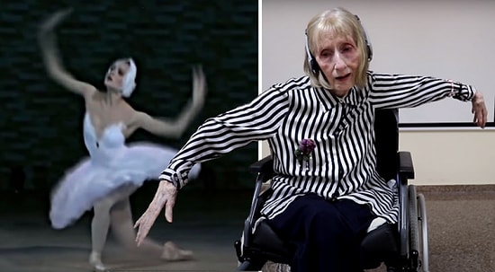 60'lı Yılların Baş Balerinası Olan ve Alzheimer Olan Kadın, Müziği Duyunca Koreografiyi Hatırlayarak Dans Etmeye Başlıyor