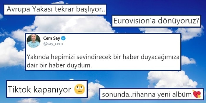 Heyecanlandık Doğrusu: Twitter'da Yakında Herkesi Sevindirecek İyi Haber Dedikodusuna Kendi Öngörülerini Yazarak Güldüren Kişiler