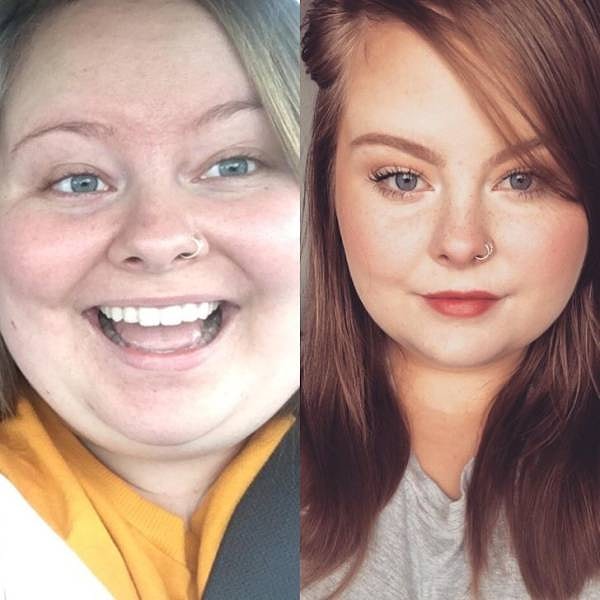 16. "Скинула 13 кг. Оказывается, у меня есть шея!"