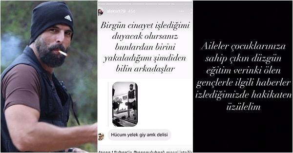 4. Oyuncu Mehmet Akif Alakurt, kendisine hakaret eden takipçisini ölümle tehdit etti!