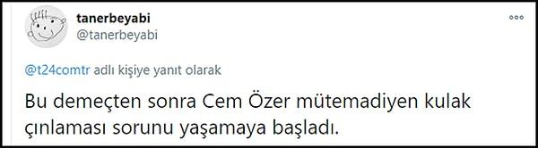 Cem Özer'in sözlerine sosyal medyanın tepkisi 👇