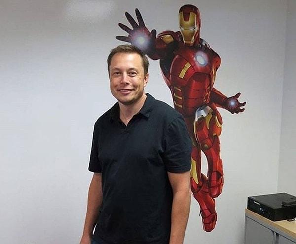9. Musk gerçek hayattaki Tony Stark'dır.