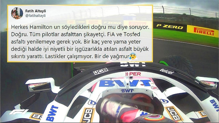 İstanbul Park'ın Yeni Asfaltı Tartışma Yarattı: Ulaştırma Bakanı Övdü, Lewis Hamilton 'Resmen B** Gibi' Dedi