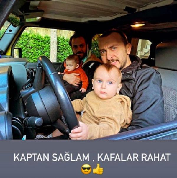 8. Oyuncu Erkan Kolçak Köstendil ile Ali Atay, oğulları ile yeni bir poz paylaştı!