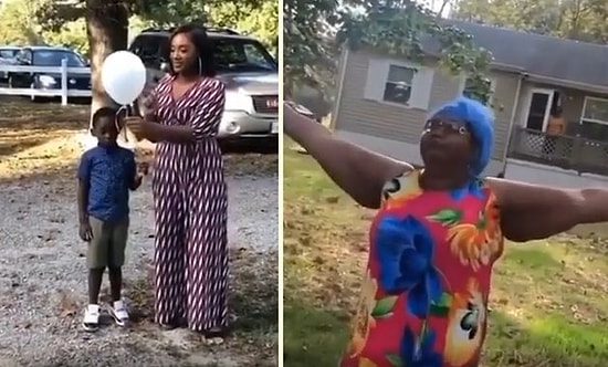 Cinsiyet Öğrenme Partisinde Muhteşem Bir Sürpriz Yapan Büyükanne