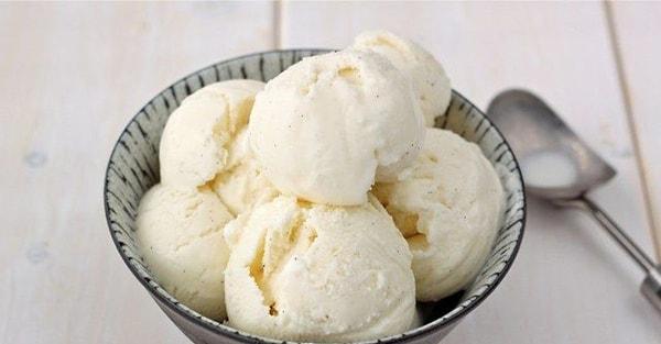 3. Vanilyalı dondurma
