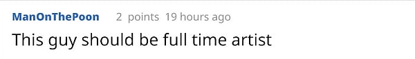 «Этот чувак должен быть художником на полную ставку».