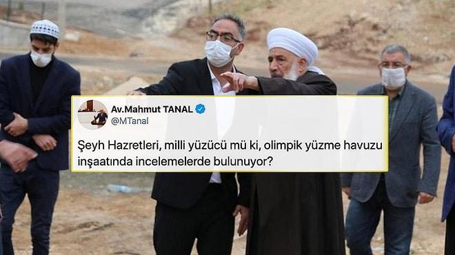 AKP'li Başkan Olimpik Havuzun Temelini Tarikat Şeyhi ile Attı, Tepkiler Gecikmedi: 'Şeyh Hazretleri Milli Yüzücü mü?'