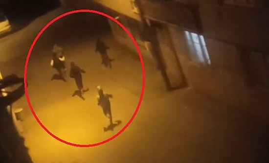 Kısıtlamayı İhlal Eden Gençlerin Polisten Kaçtığı Anlar Kamerada