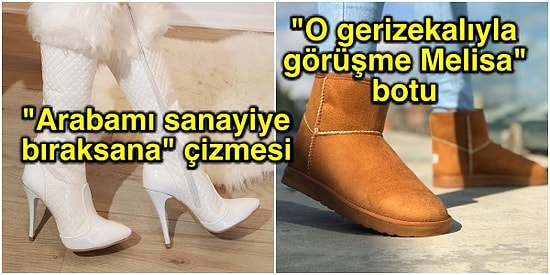 Kadınların Giydiği Kışlık Ayakkabı Modellerine Göre Yapılmış Cuk Oturan Karakter Analizleri