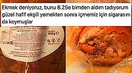 Ekmeğin İçinden Çıkan Sigara İzmariti Sosyal Medyanın Gündeminde