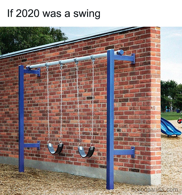 5. Если бы 2020 год был качелями: