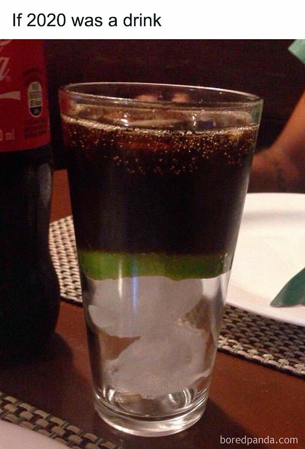 21. Если бы 2020 год был освежающим напитком: