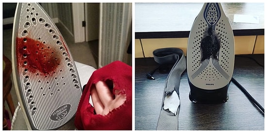 Нельзя просто так взять и погладить рубашку, не спалив ее: Люди делятся своими утюг-фейлами, и это блестяще (15 фото)