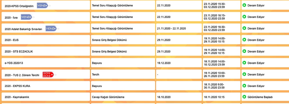 ÖSYM, KPSS Önlisans Sonuçlarını Açıkladı! İşte KPSS Önlisans Sonuç Sayfası