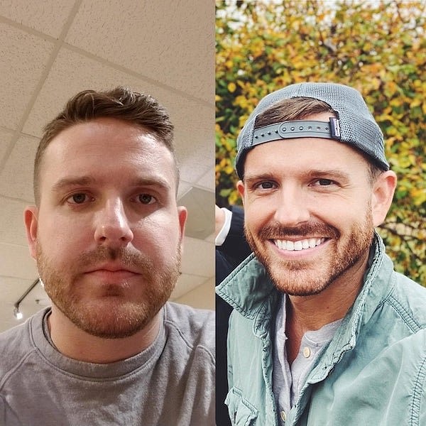 9. "Потеряла 21 килограмм и обрел четкие формы лица! Уверенность в себе стала выше крыши по сравнению с тем, где я был раньше."