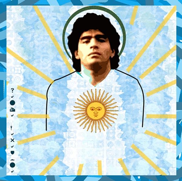 Dünyanın birçok noktasında heykelleri dikilecek kadar efsaneleşen Maradona için bir din bile inşa edilmişti.