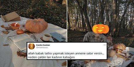 Piknik Yapmaya Gittiği Ormana Bal Kabağı Götürecek Kadar Hayatı Seven Genç Goygoycuların Diline Düştü