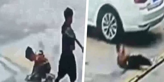 Oyun Oynadığı Sırada Rögar Kapağına Maytap Atan Çocuk Patlamanın Etkisi ile Metrelerce Havaya Uçtu