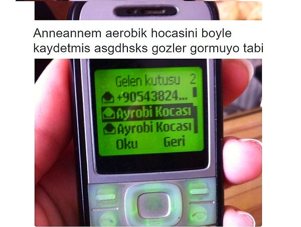 1. Yeni tanıştığın insanların telefon numaralarını nasıl kaydedersin?