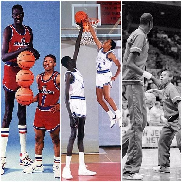 1. NBA tarihinin en uzun ve en kısa iki oyuncusu aynı takımda oynamışlardı.