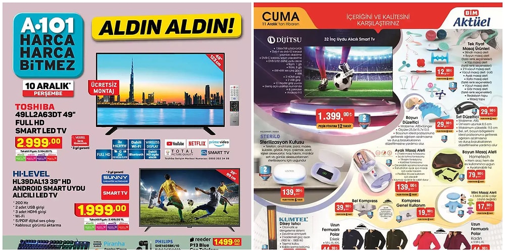 İndirim Günleri Başlıyor: A101, BİM ve ŞOK Aktüel Ürünler Listesinde Bu Hafta Neler Var?