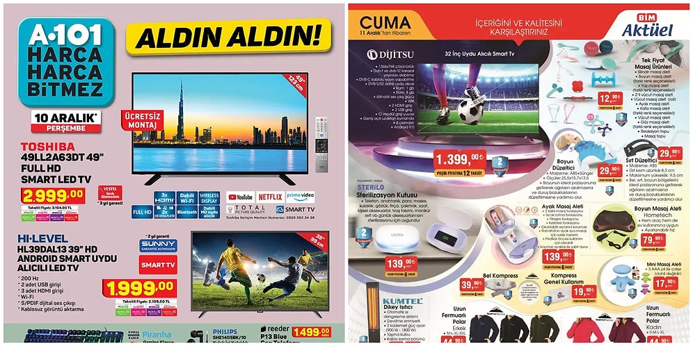 İndirim Günleri Başlıyor: A101, BİM ve ŞOK Aktüel Ürünler Listesinde Bu Hafta Neler Var?