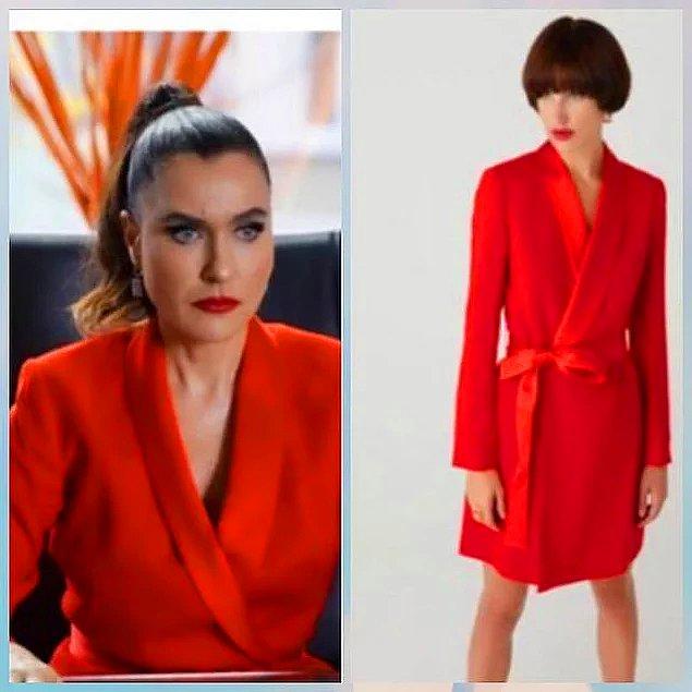 10. Ender'in kırmızı elbisesi Rue Online ve fiyatı 1499 TL.