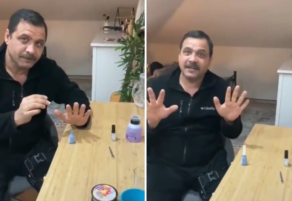 Kızının Evdeki Davranışlarını Taklit Eden Babanın İzlerken Hayran Kalacağınız Görüntüleri