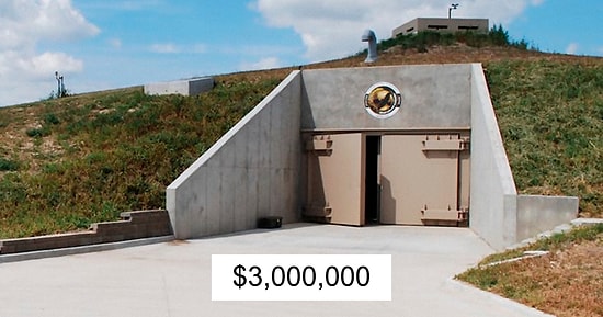 Загляните в роскошный бункер стоимостью в 3 миллиона долларов, помещающий 75 человек, и способный выдержать даже ядерный взрыв