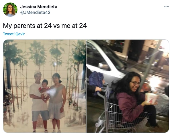 10. "Родители в 24 года vs я в те же 24"