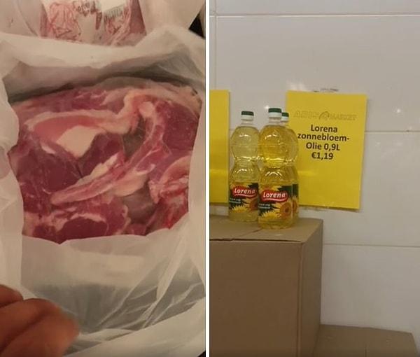 TikTok'ta "mehmetalimo" ismiyle videolar paylaşan gurbetçi, 100 Euro ile yaptığı market alışverişini paylaştı.