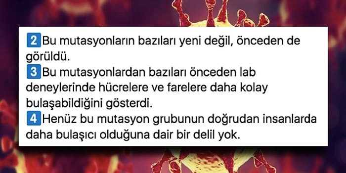 İngiltere'de Mutasyonla Daha Hızlı Yayıldığı Söylenen Yeni Koronavirüsle İlgili En Aydınlatıcı Açıklama Geldi